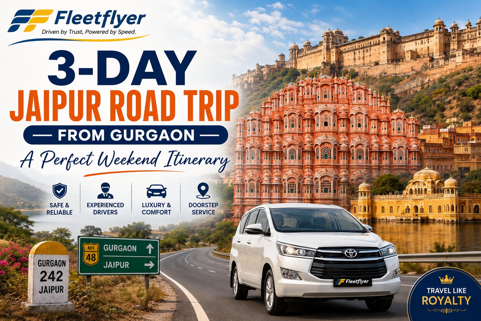Three-Day Jaipur Road Trip from Gurgaon: A Perfect Weekend Itinerary